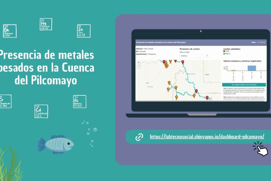 Dashboard. Presencia de metales pesados en la cuenca del Pilcomayo