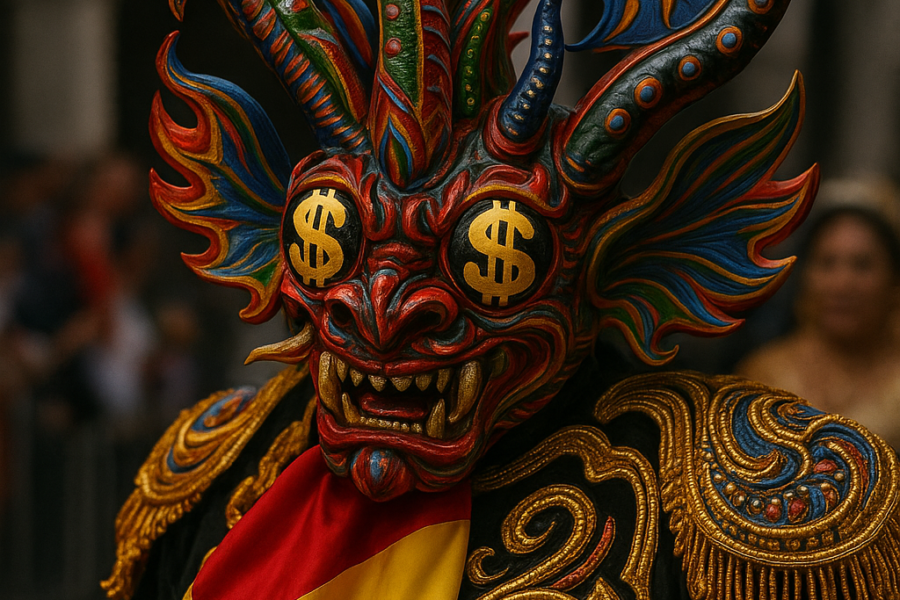 Si quieres bailar en el carnaval, tienes que tener platita