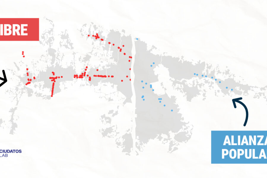 ¿Cómo se territorializó la campaña electoral de 2025 en el espacio urbano?