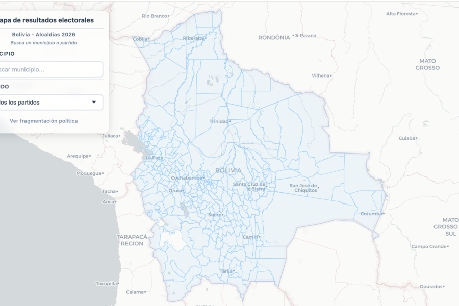 Mapa de resultados municipales 2026