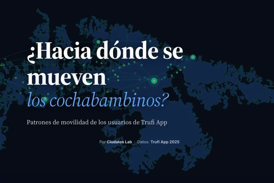 ¿Hacia dónde se mueven los cochabambinos?